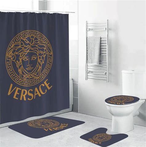 versace duschvorhang|versace bath linen set.